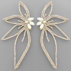 Half Flower Earrings